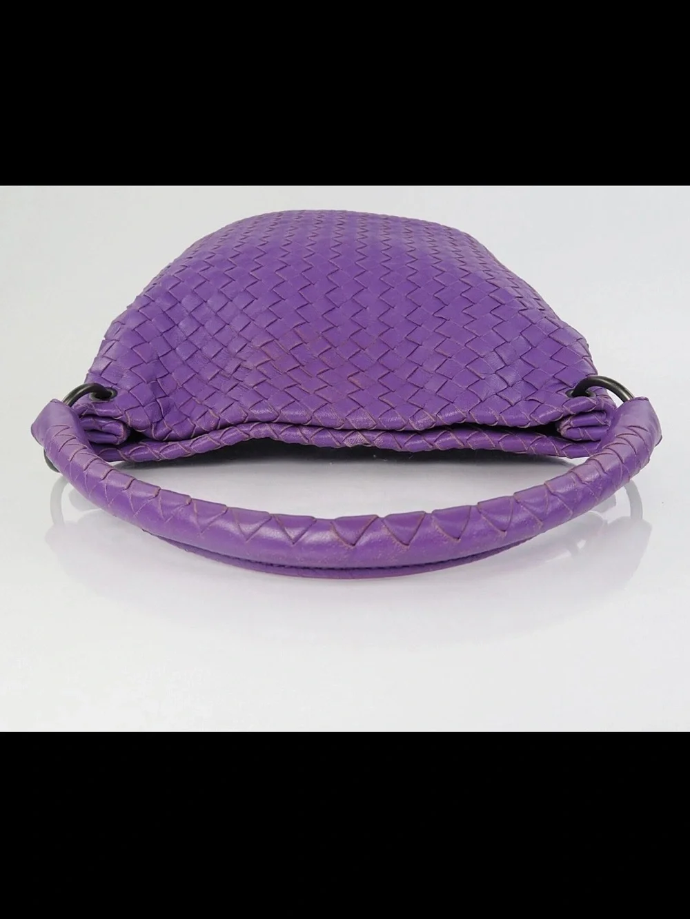 Bottega Veneta Purple Woven Leather Hobo